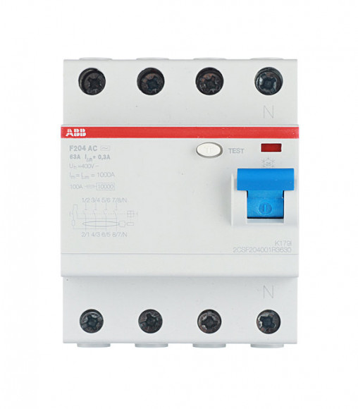 УЗО ABB F204 63 А 4P 300 мА