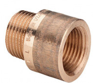 Удлинитель Viega бронзовый 40  х 1/2 ВР(г) х 1/2 НР(ш)