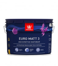 Краска Tikkurila EURO MATT 3 9 л